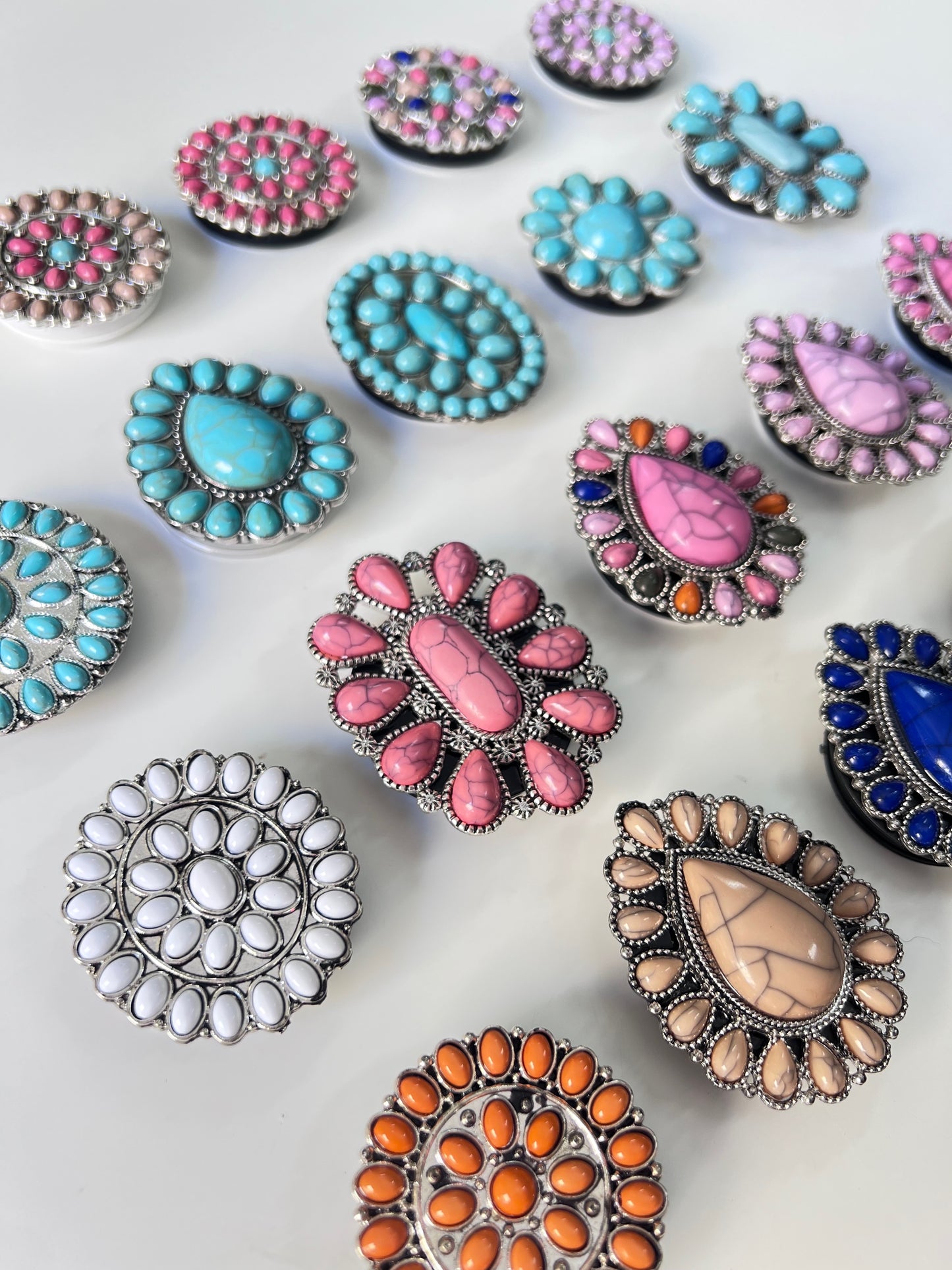 Boho Stone Phone Grips