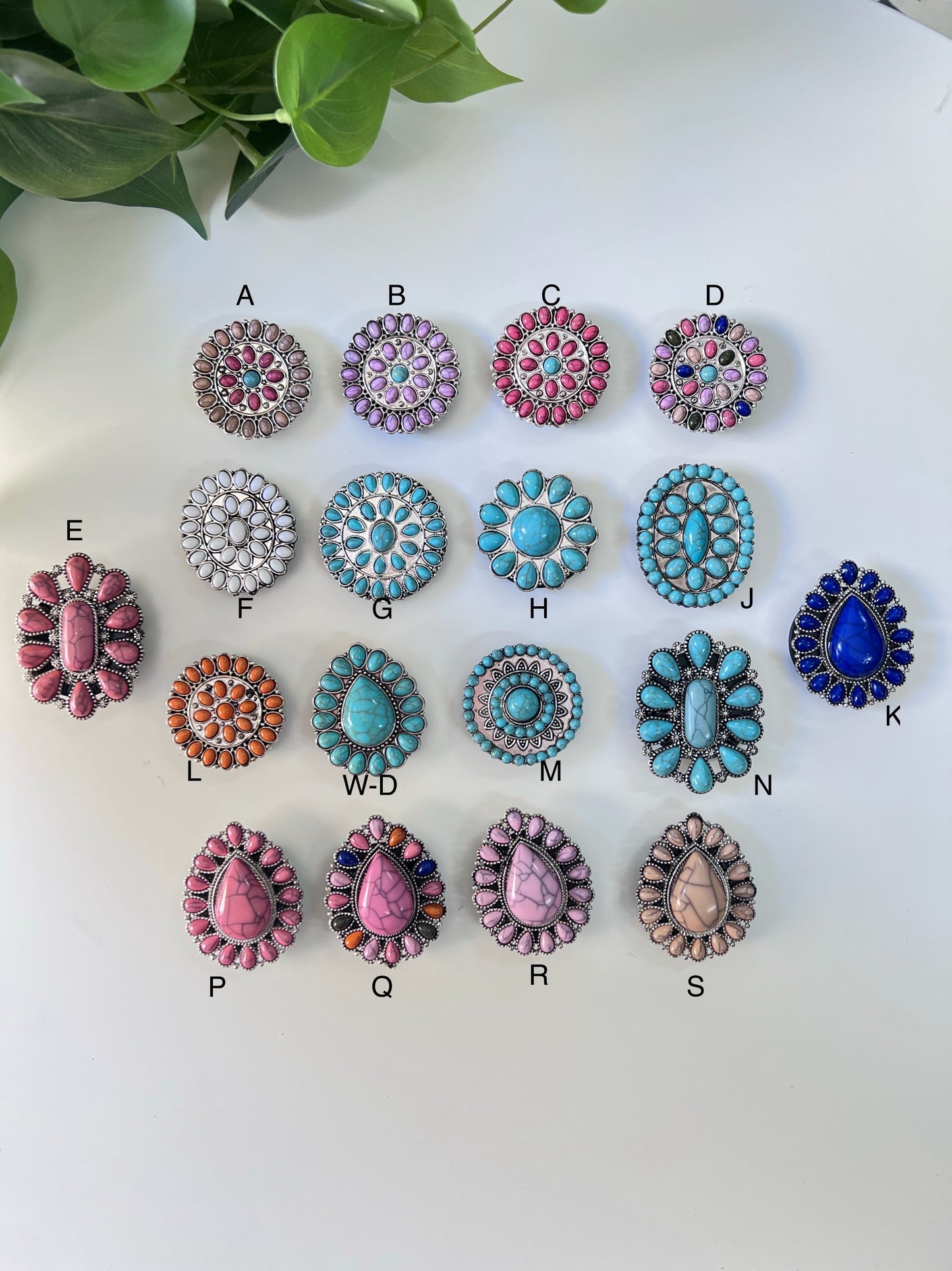 Boho Stone Phone Grips