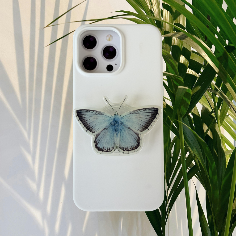 Chalkhill Blue Butterfly Phone Grip