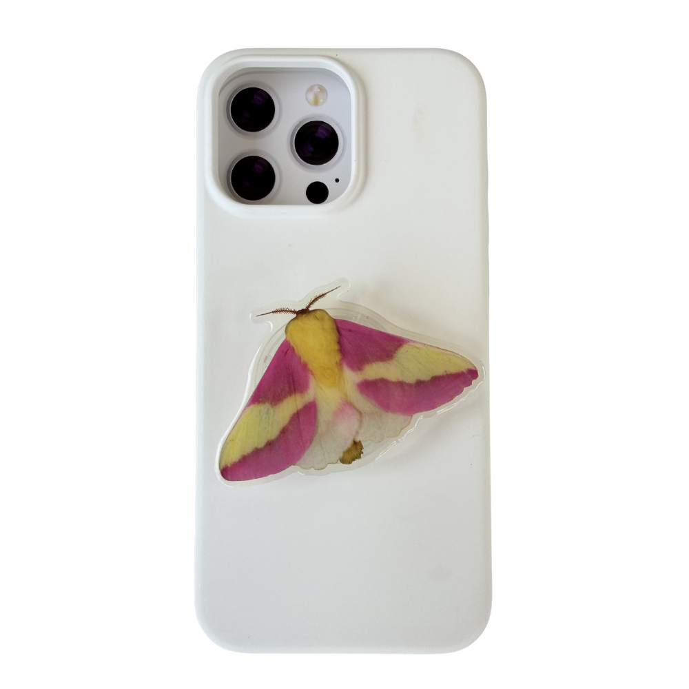 Rosy Maple Moth Phone Grip