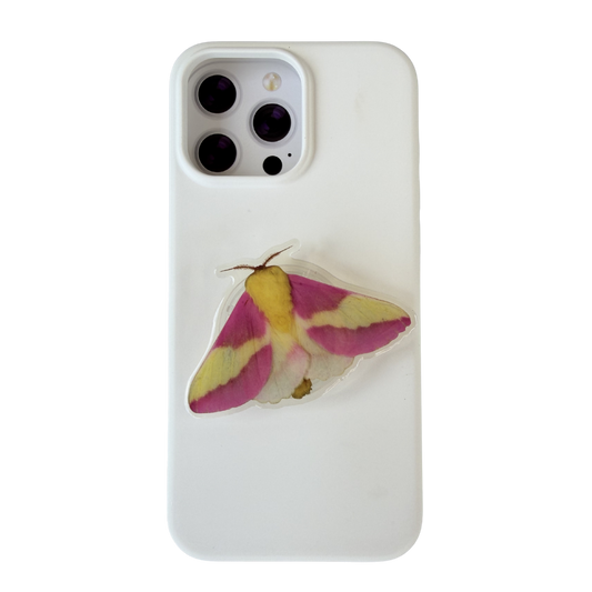 Rosy Maple Moth Phone Grip