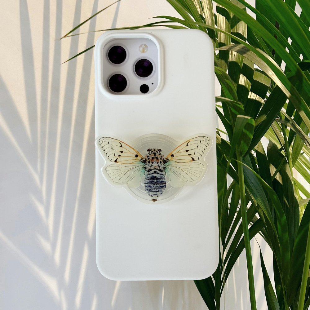 Ghost Cicada Phone Grip