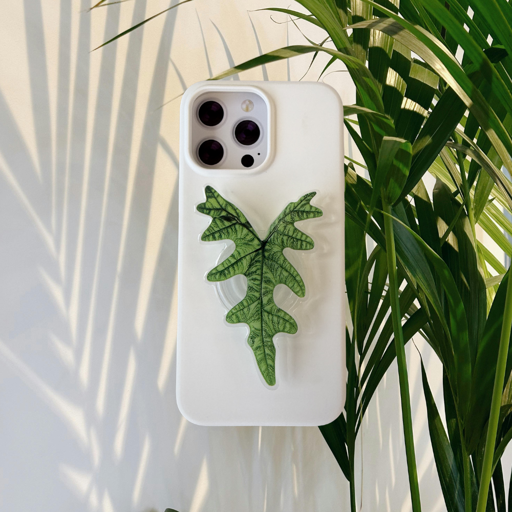 Alocasia Jacklyn Rare Plant Phone Grip