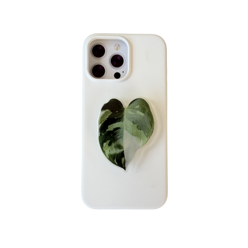 Philodendron White Princess Rare Plant Phone Grip
